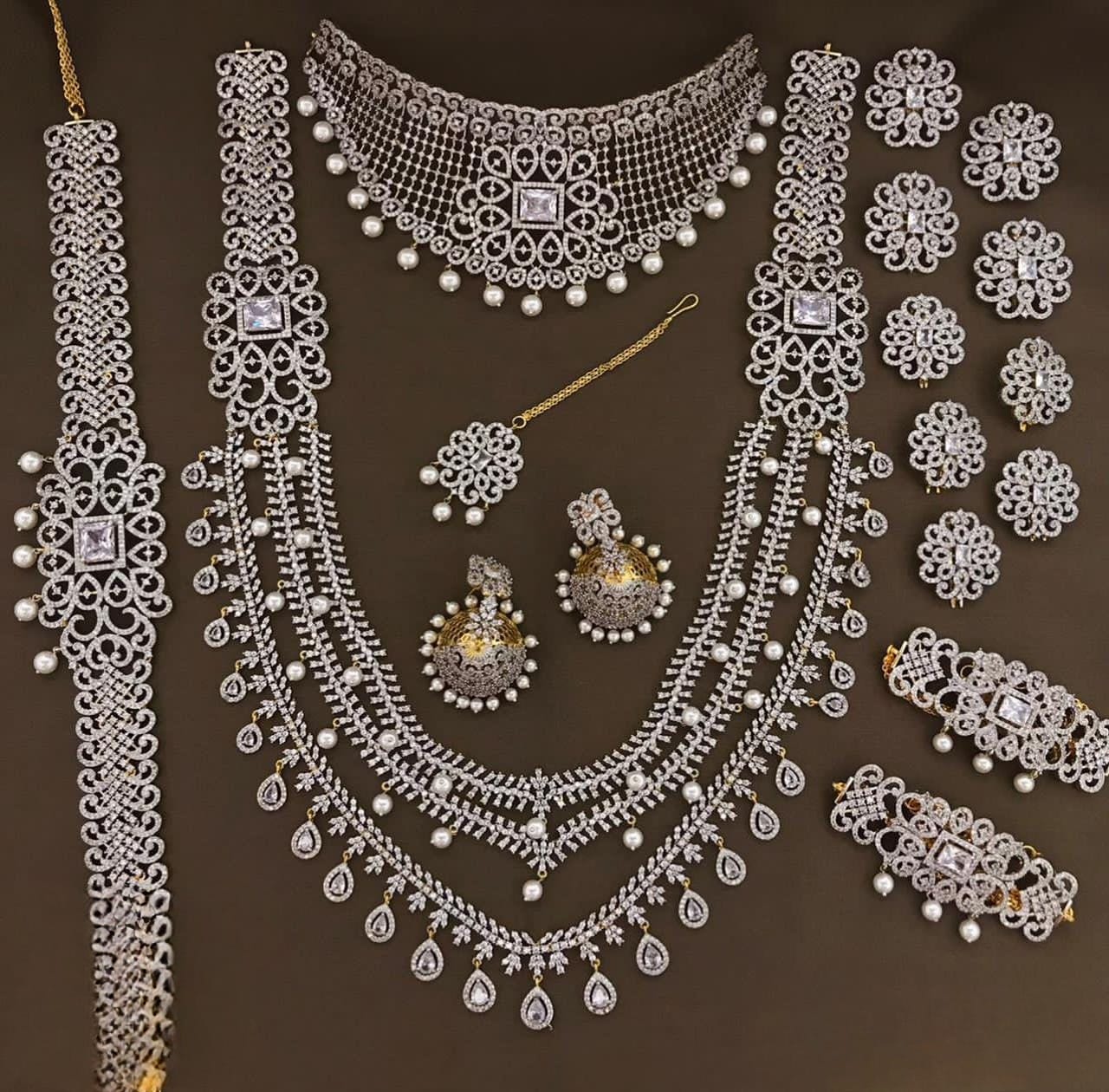 Exclusive South Indian AD Bridal Sets - SHJ1025