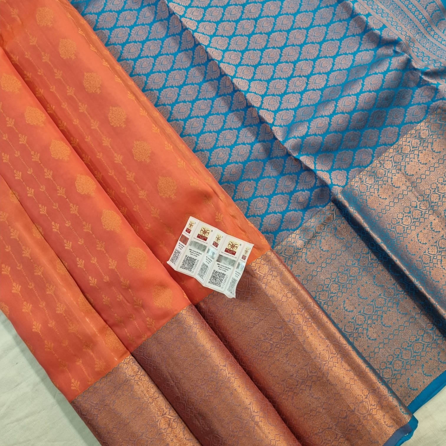 Kanchipuram Pure Korvai Silk Sarees 1013