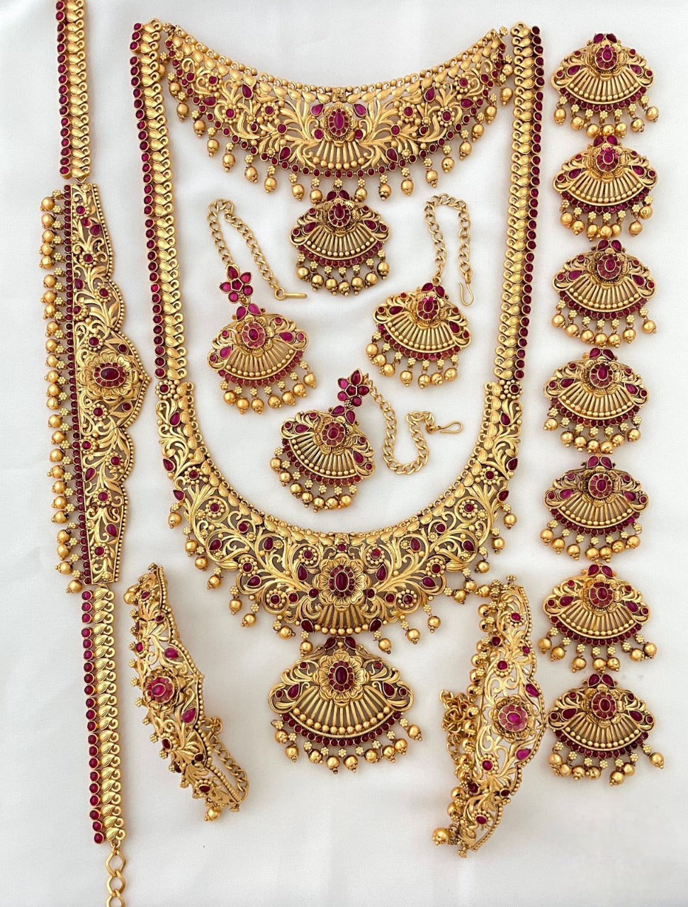 Best Quality AD Bridal Sets - SHJ1036