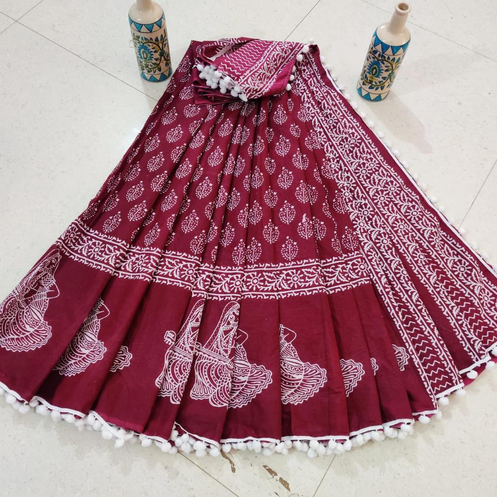 Series 1 Mul Mul Cotton Sarees -SH0575