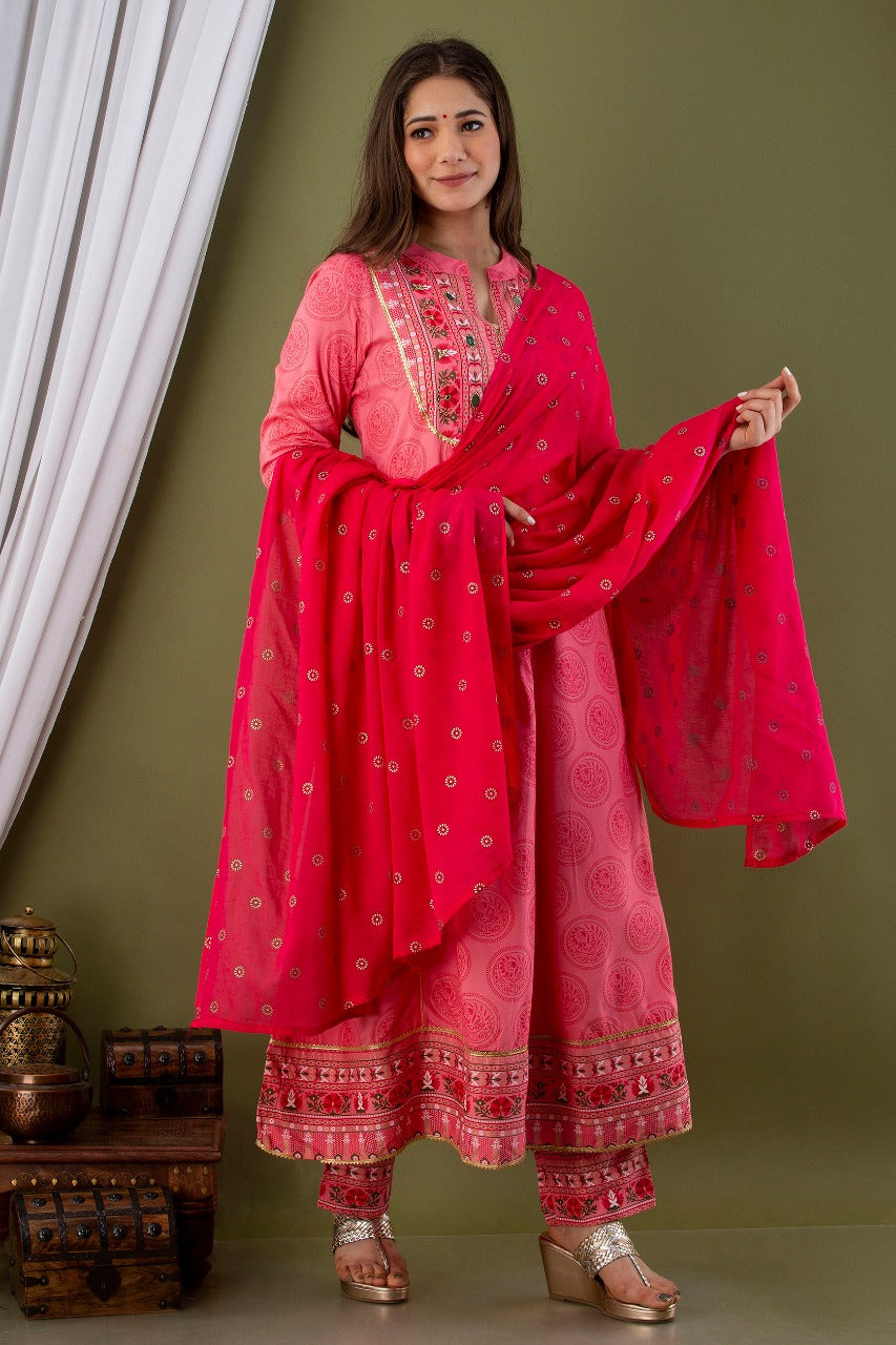 Stunning Rayon Kurta Sets for Women-SHKS1118