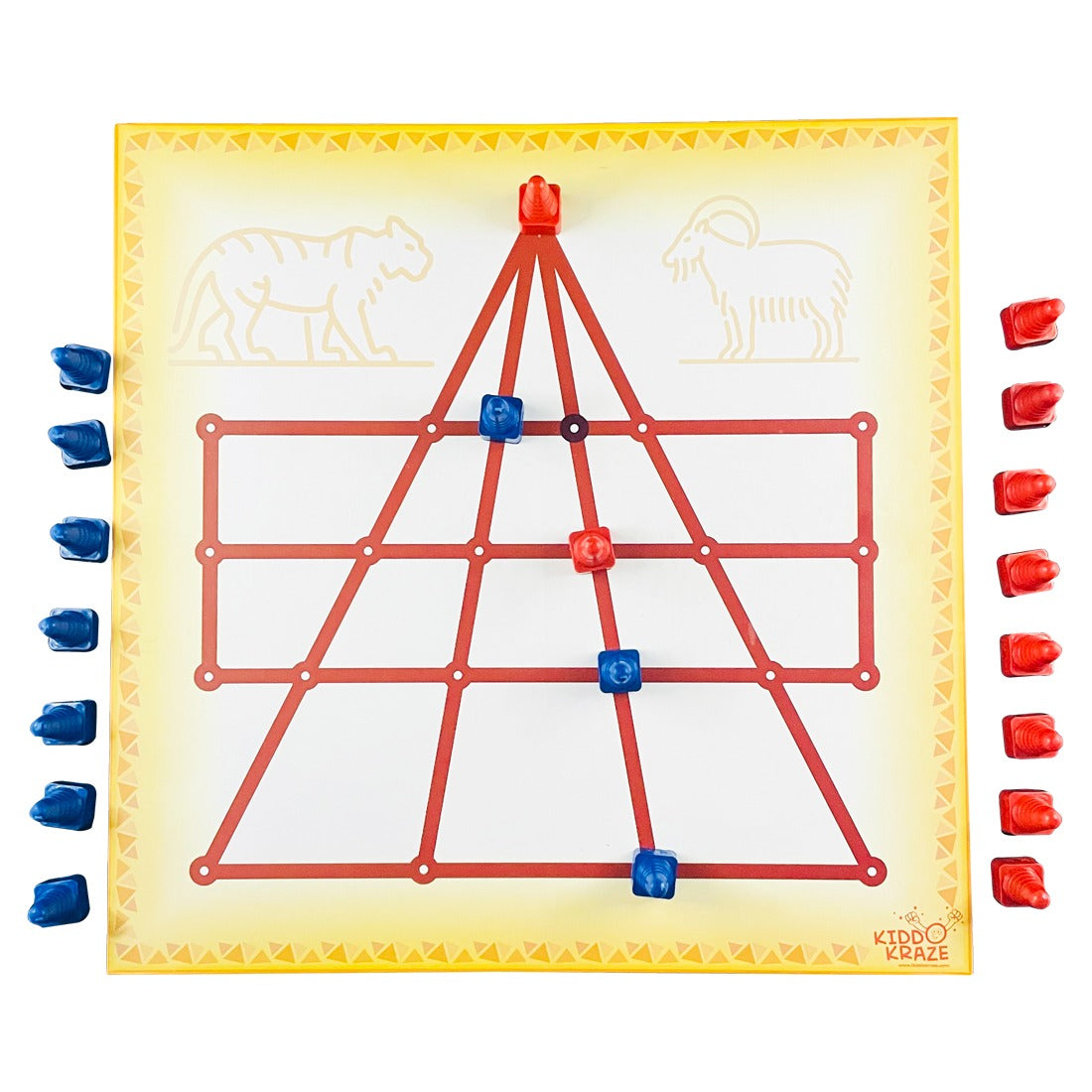 Kiddokraze 6 in 1 Family Board Games-SHTK1000