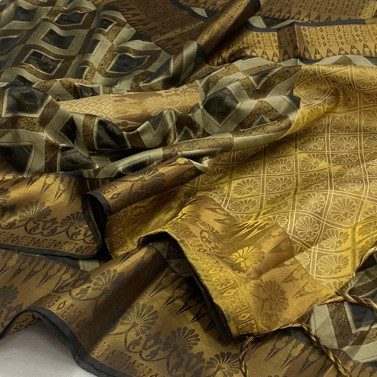 Handloom Kora Muslin Sarees -SH0577