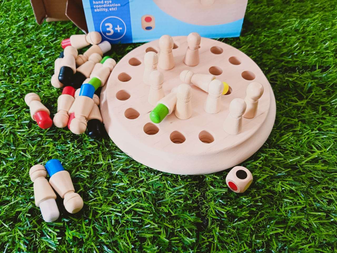 Classic Wooden Memory Chess Intelligence Game for Kids - SHTM1069