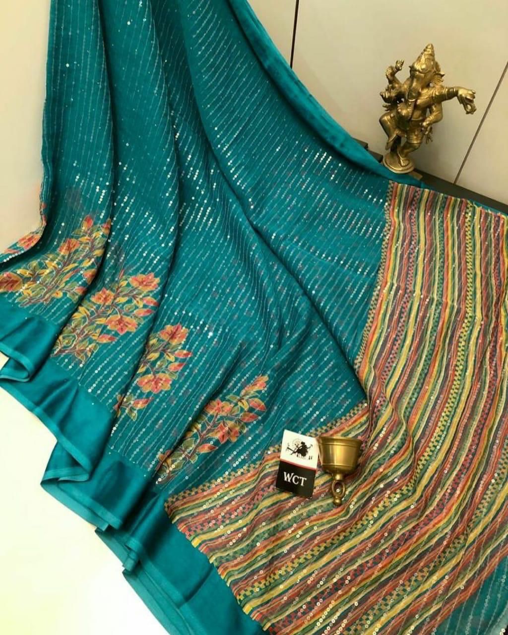 Designer Georgette Sarees -SH0568