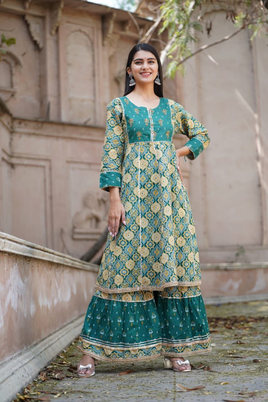 Amazing Cotton Kurta Sets for Women-SHKS1123