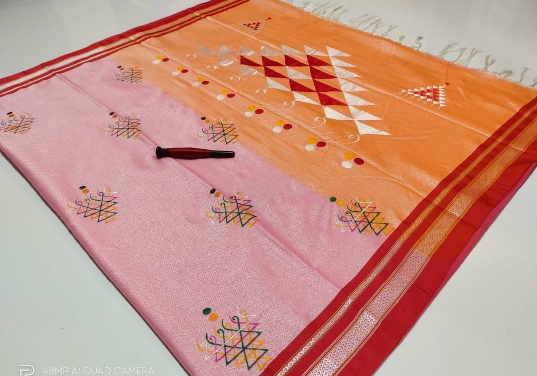 Beautiful Resham Blended Cotton Saree-SH0558