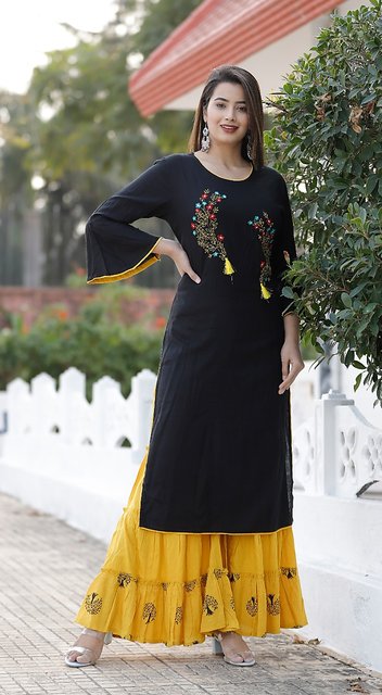 Attractive Rayon Kurta Set-SHKS1002