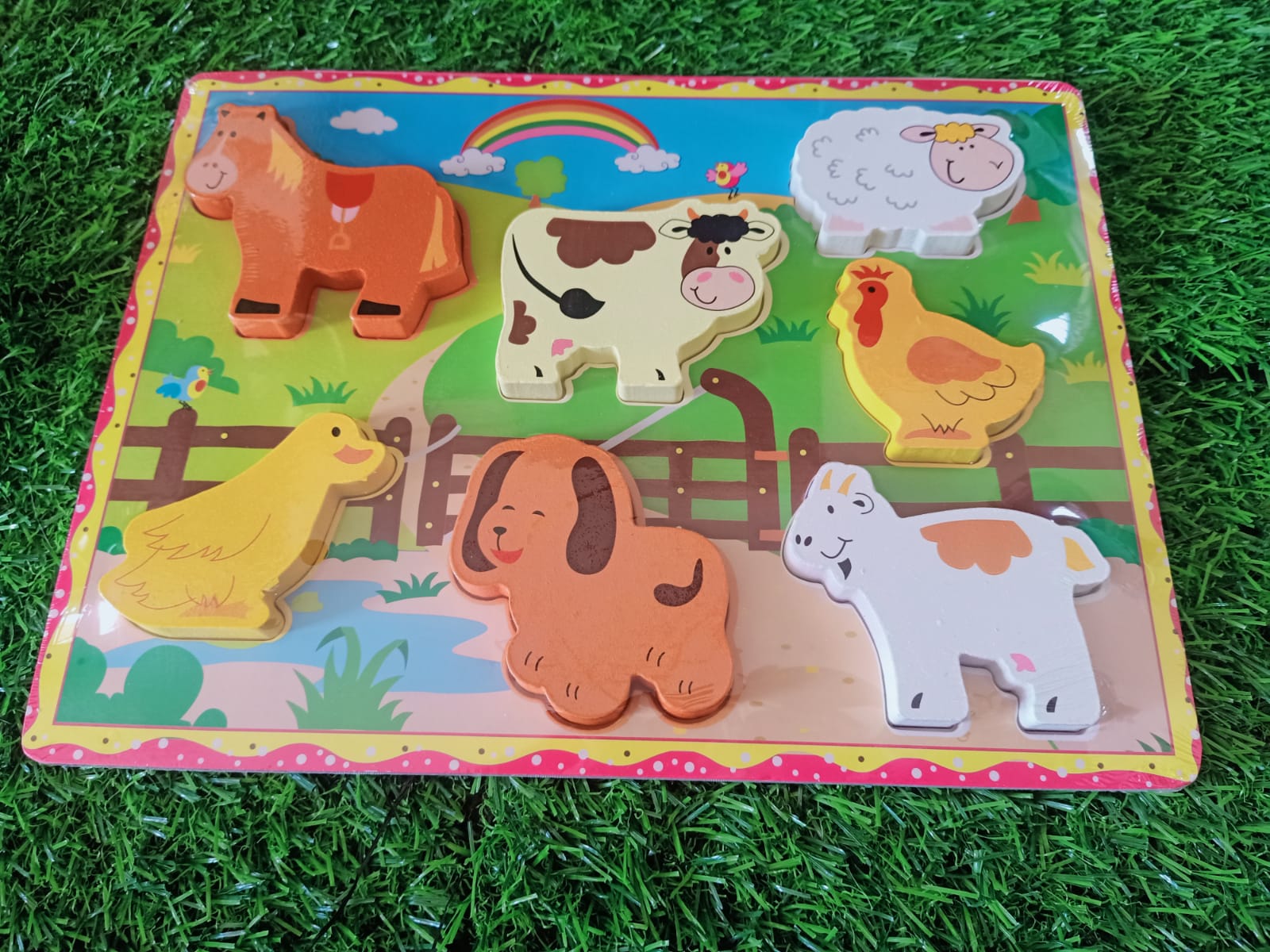 Wooden Animals Puzzle Board for kids - SHTM1032