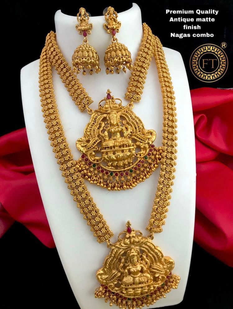 Ethnic Temple Jewelry Combo Set - SHJ1004
