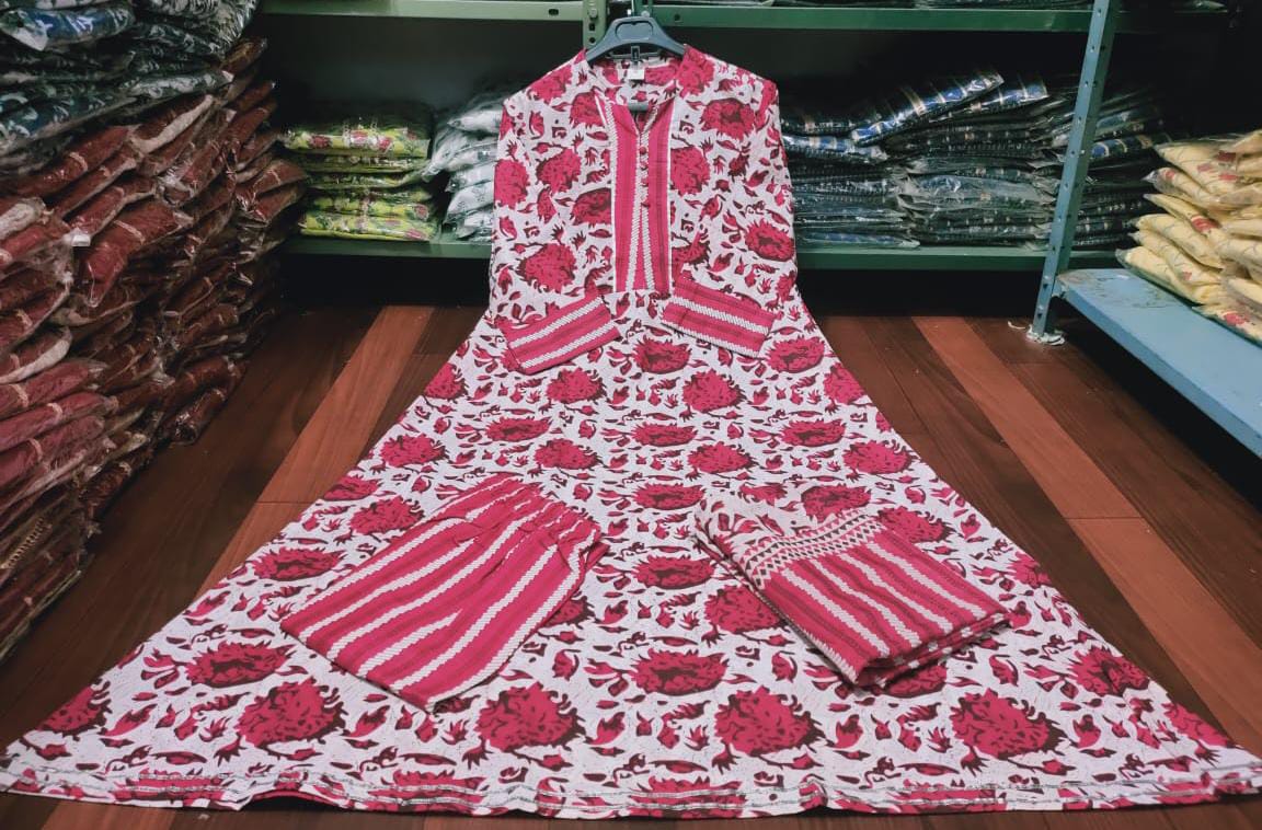 Casual Kurta Sets for Women-SHKS1065