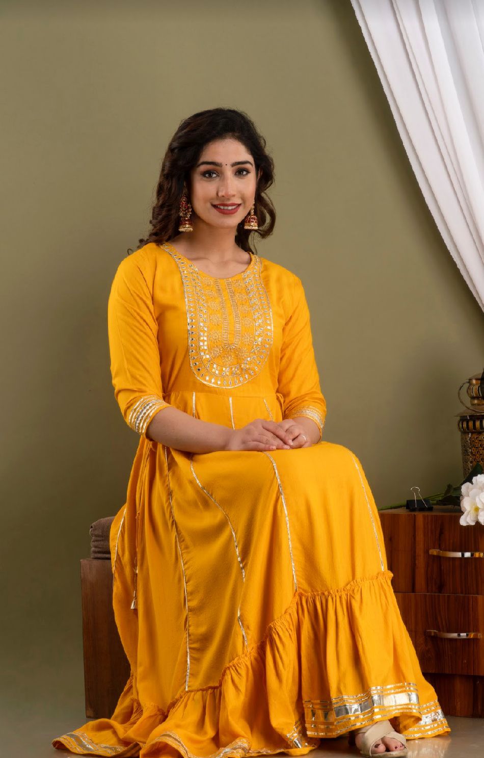 Beautiful Rayon Gowns for Women-SHK1129