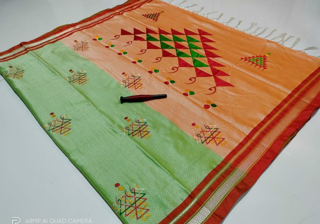 Beautiful Resham Blended Cotton Saree-SH0558