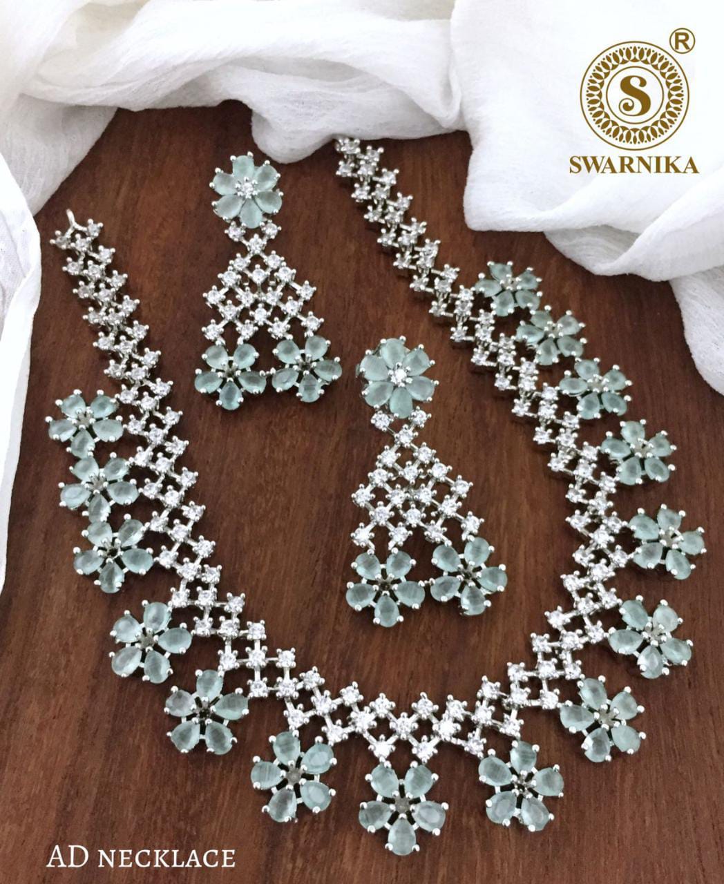 Premium Quality AD Neck Set - SHJ1098