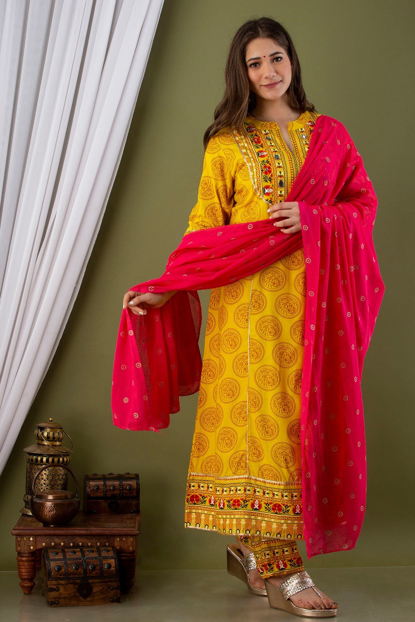 Stunning Rayon Kurta Sets for Women-SHKS1118