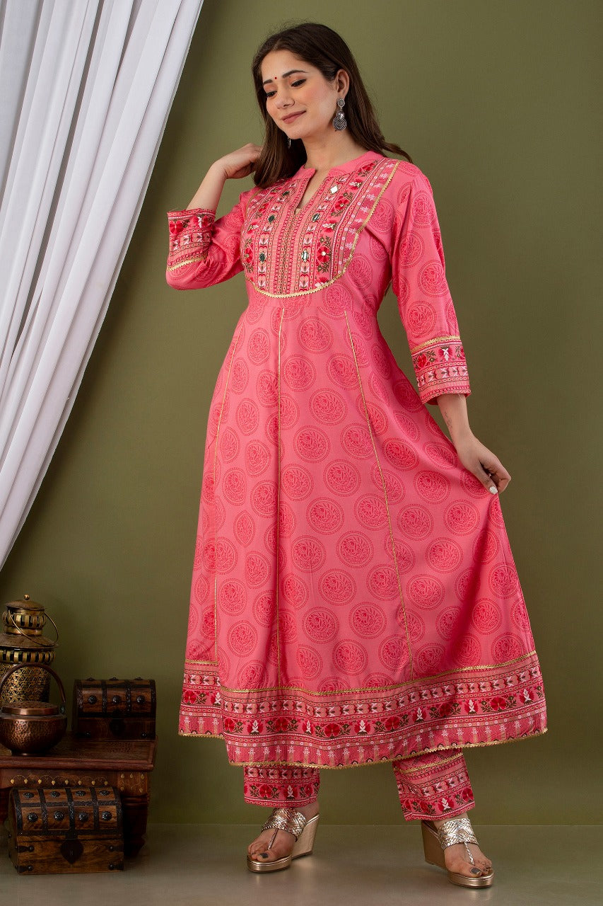 Stunning Rayon Kurta Sets for Women-SHKS1118