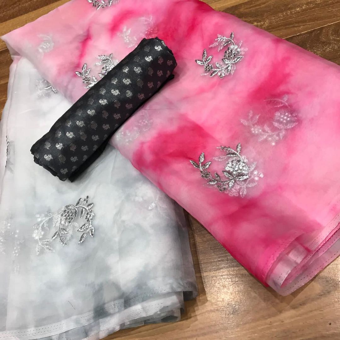 Organza Saree Collections-SH0597