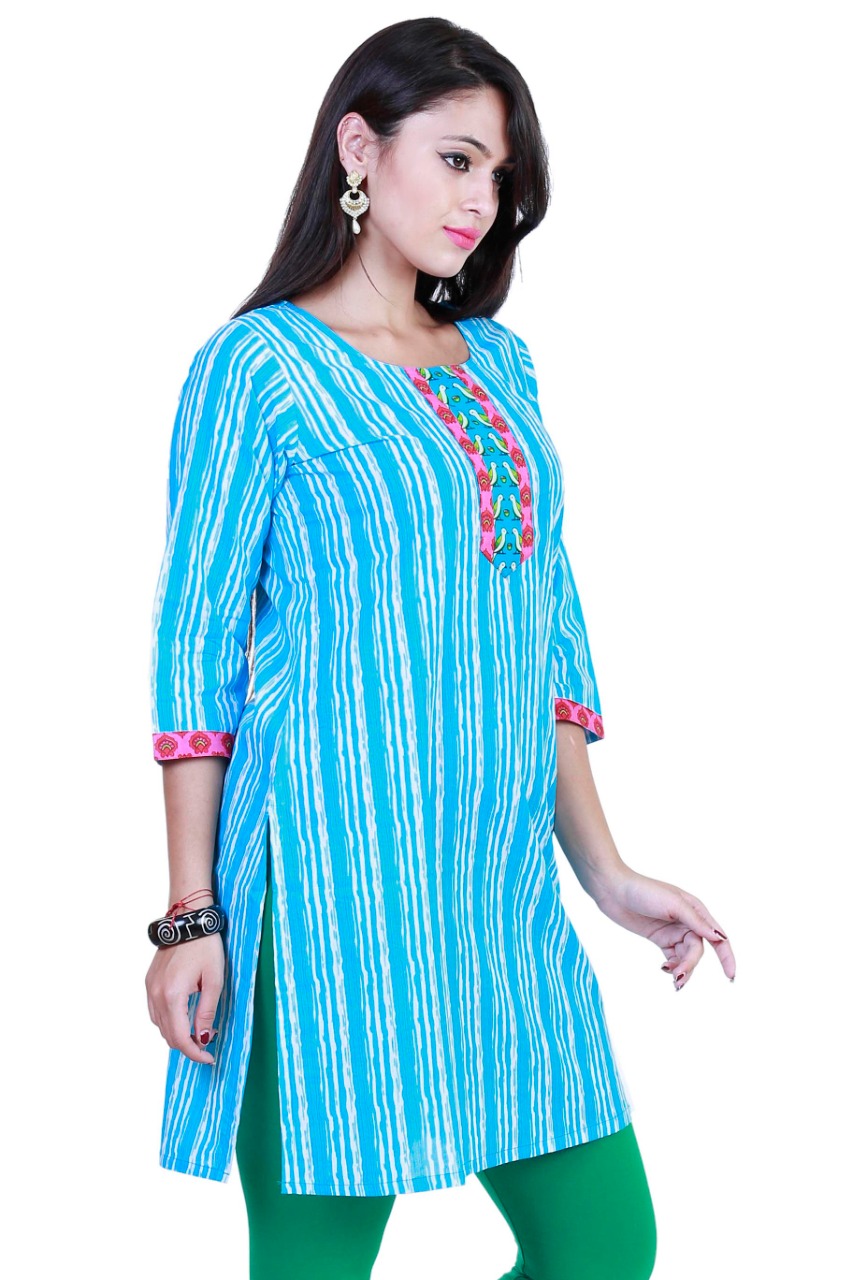 Jaipur Printed Cotton Kurtas for Women-SHK1107