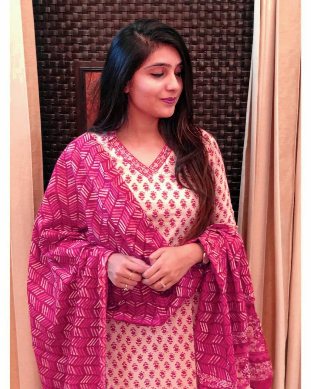 Cotton Casual Kurta Sets for Women-SHKS1060