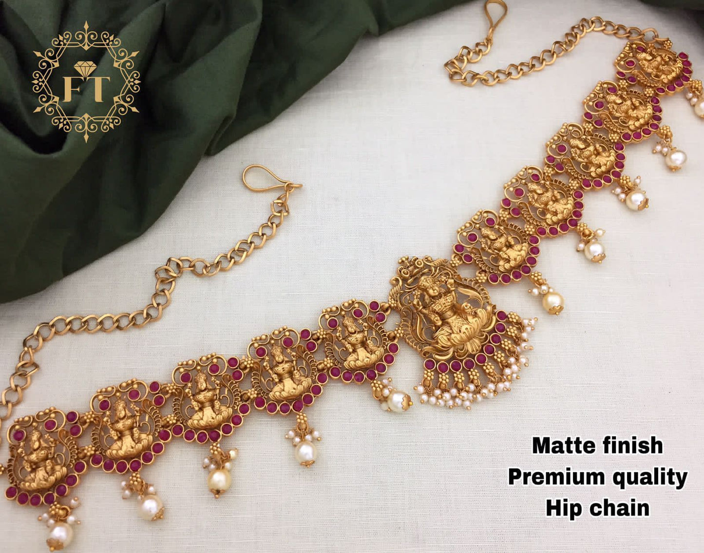 Beautiful Matte Finish Hip Chain - SHJ1033