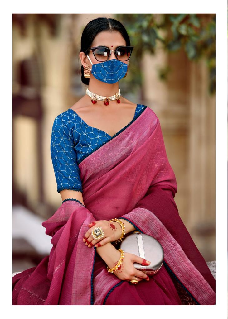 Ethnic Linen Silk Saree-SH0565