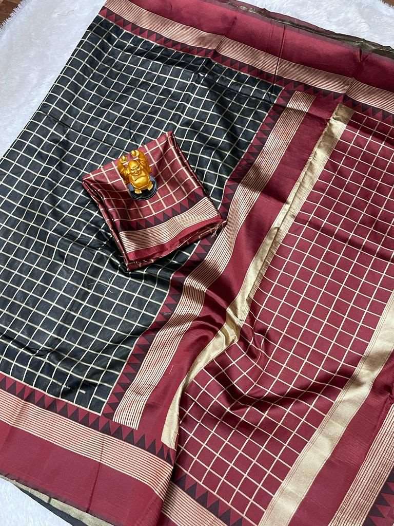 Beautiful Litchi Silk Sarees-SH1004