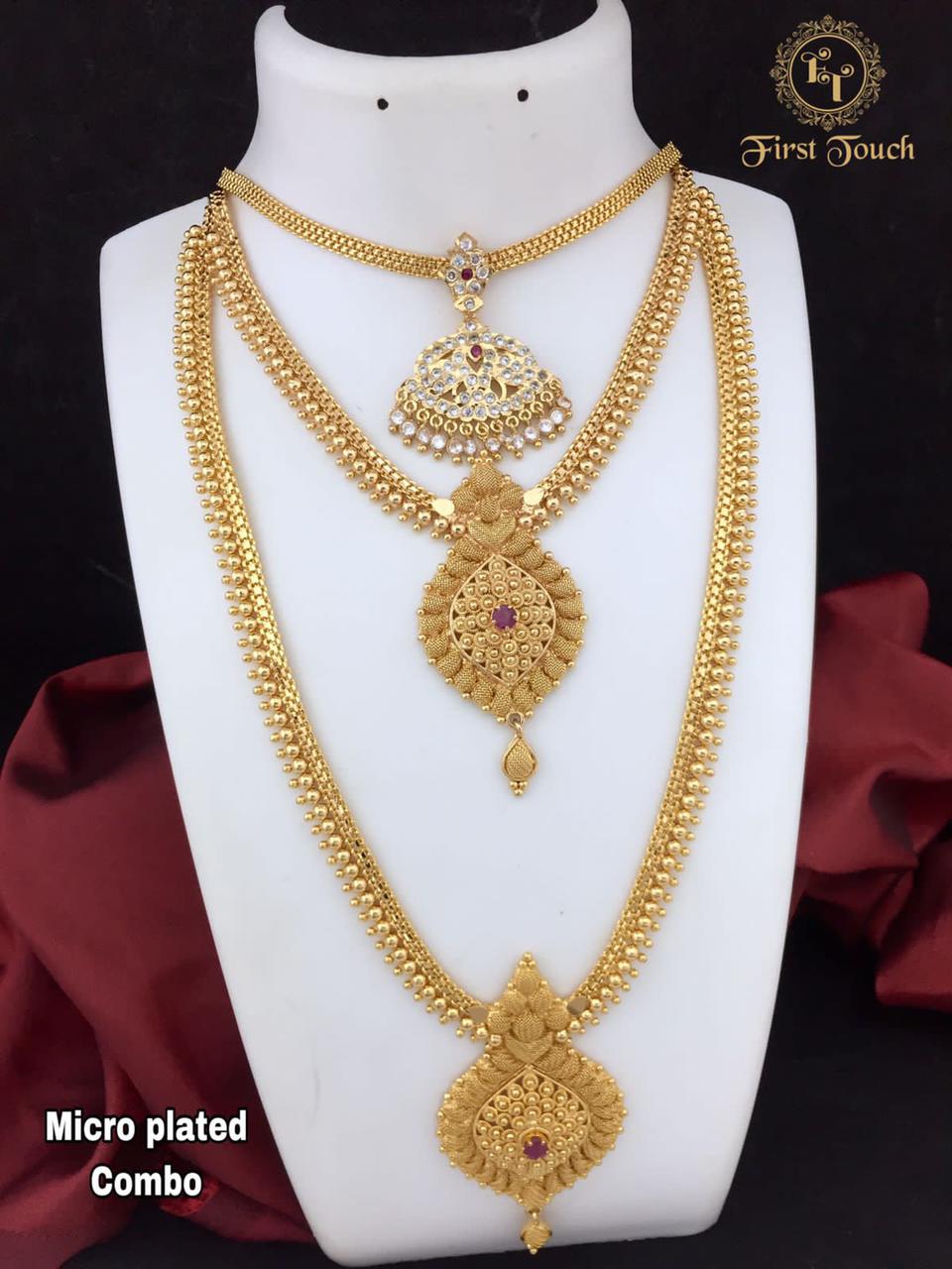 Micro Plated Combo Neck Set- SHJ1071