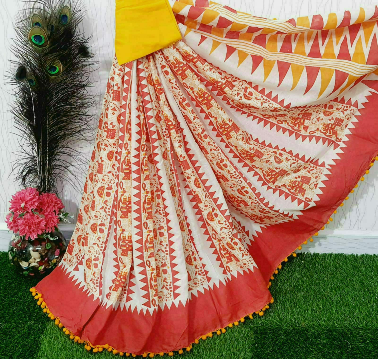 Exclusive Cotton Saree Collections-SH0588