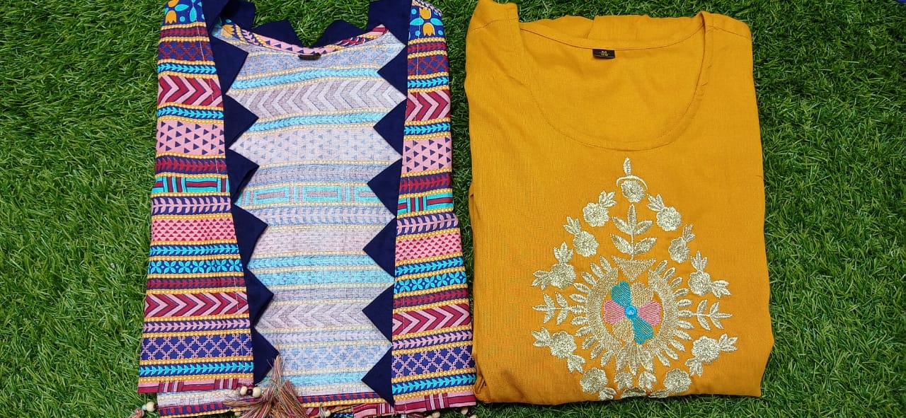 Premium Heavy Rayon Gown with Jacket for Women-SHKS1100