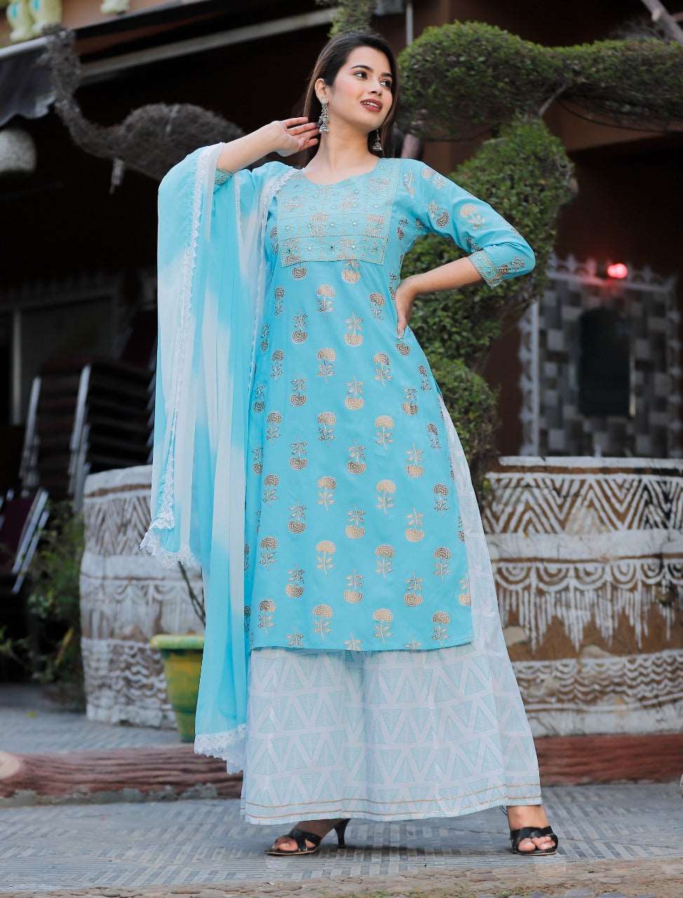 Cute Rayon Kurta Sets for Women-SHKS1116