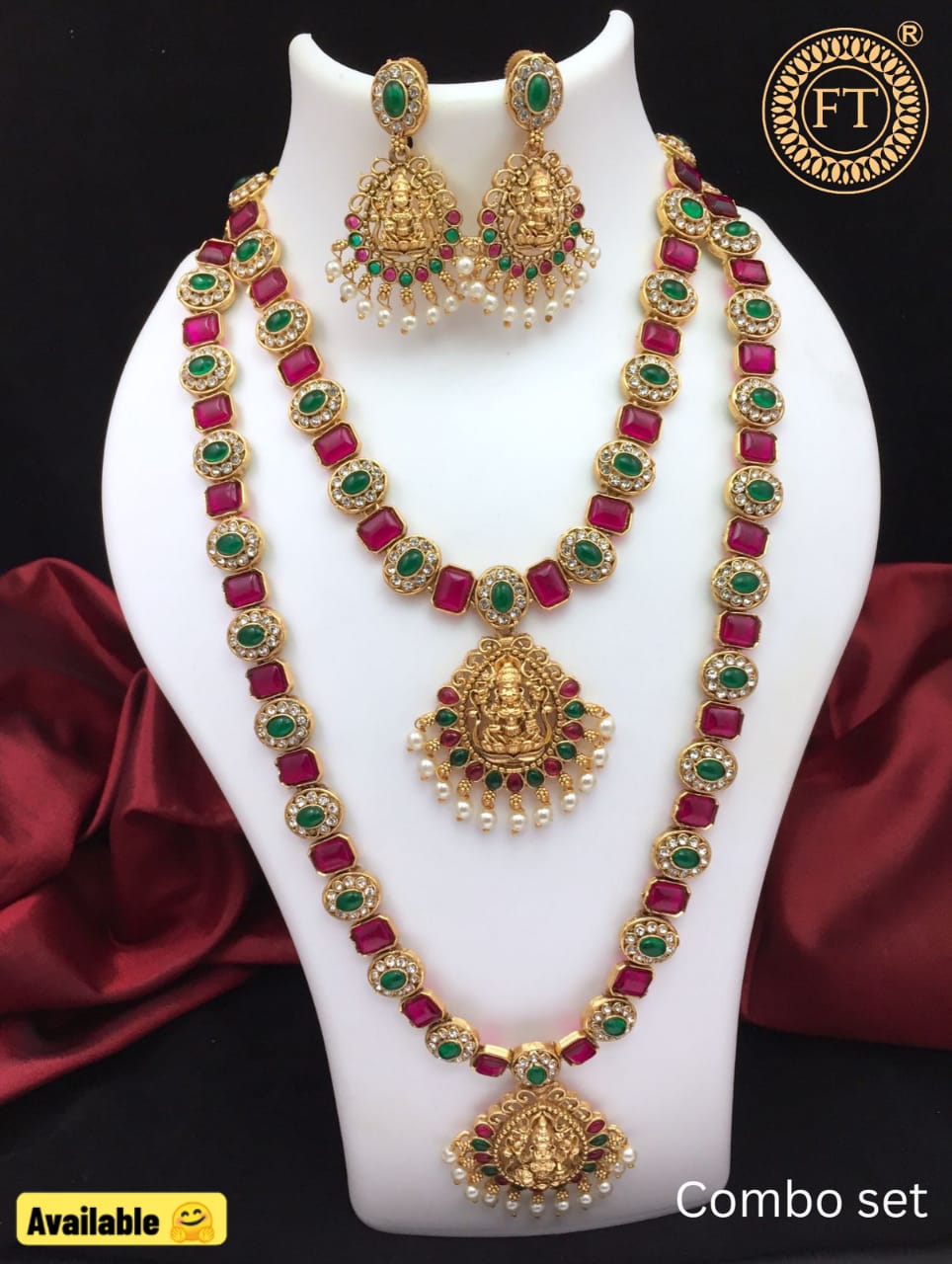 Beautiful Premium Quality Combo Neck Set - SHJ1106
