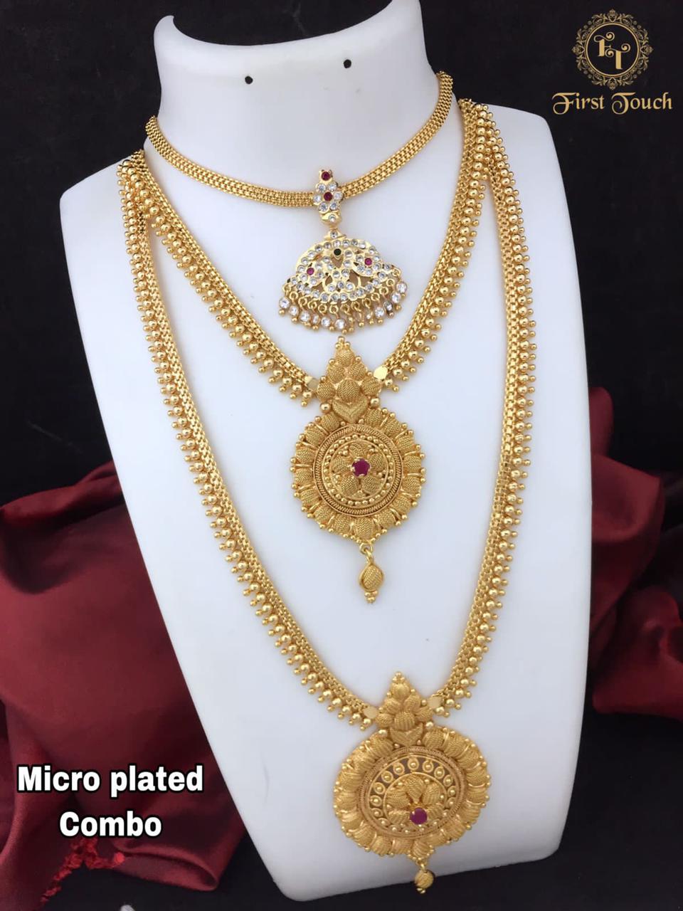 Micro Plated Combo Neck Set- SHJ1071