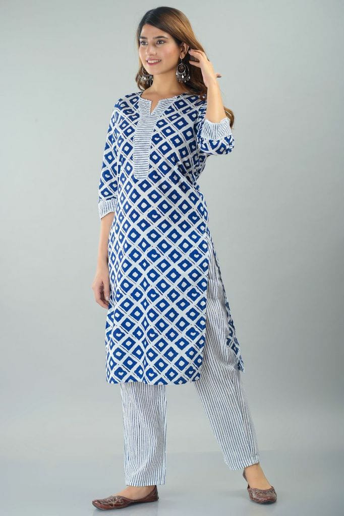 Beautiful Cotton Kurta Sets for Women-SHKS1038