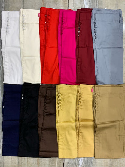 Women's Tussar Pants -SHBW1092