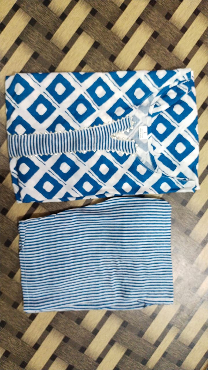 Casual Kurta Sets for Women-SHKS1064