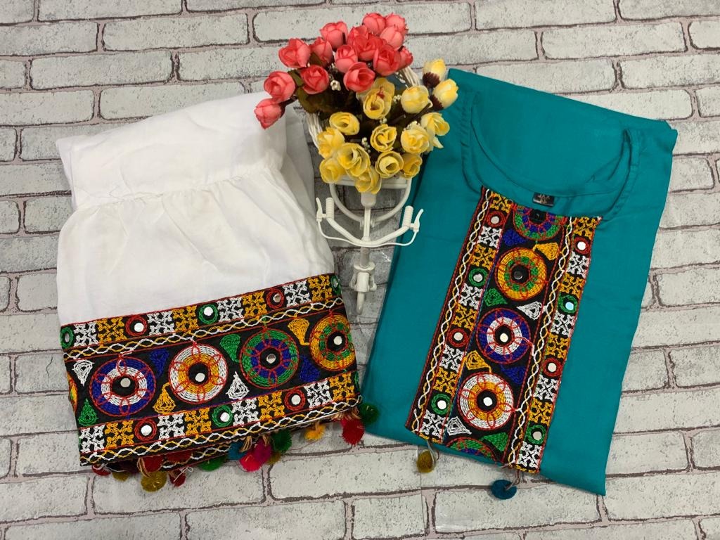 Ethnic Kurta Skirt Sets for Women-SHKS1029