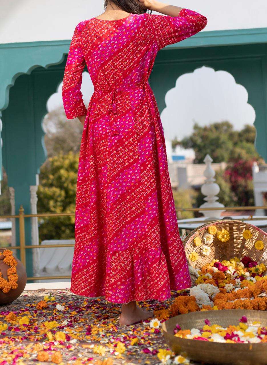 Beautiful Rayon Flared Gowns for Women-SHK1130