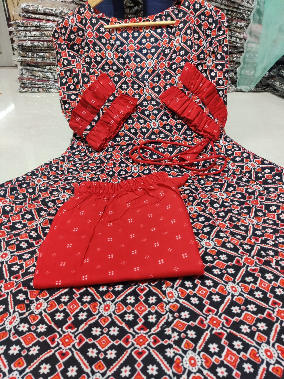 Flared Suit Sets for Women-SHKS1096