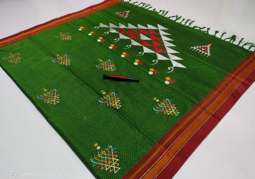 Beautiful Resham Blended Cotton Saree-SH0558