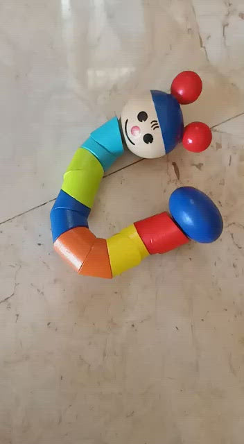 Twist-Colored Wooden Toy for Kids - SHTM1018