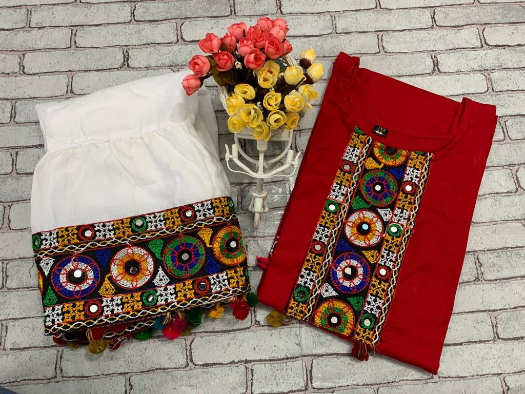 Ethnic Kurta Skirt Sets for Women-SHKS1029