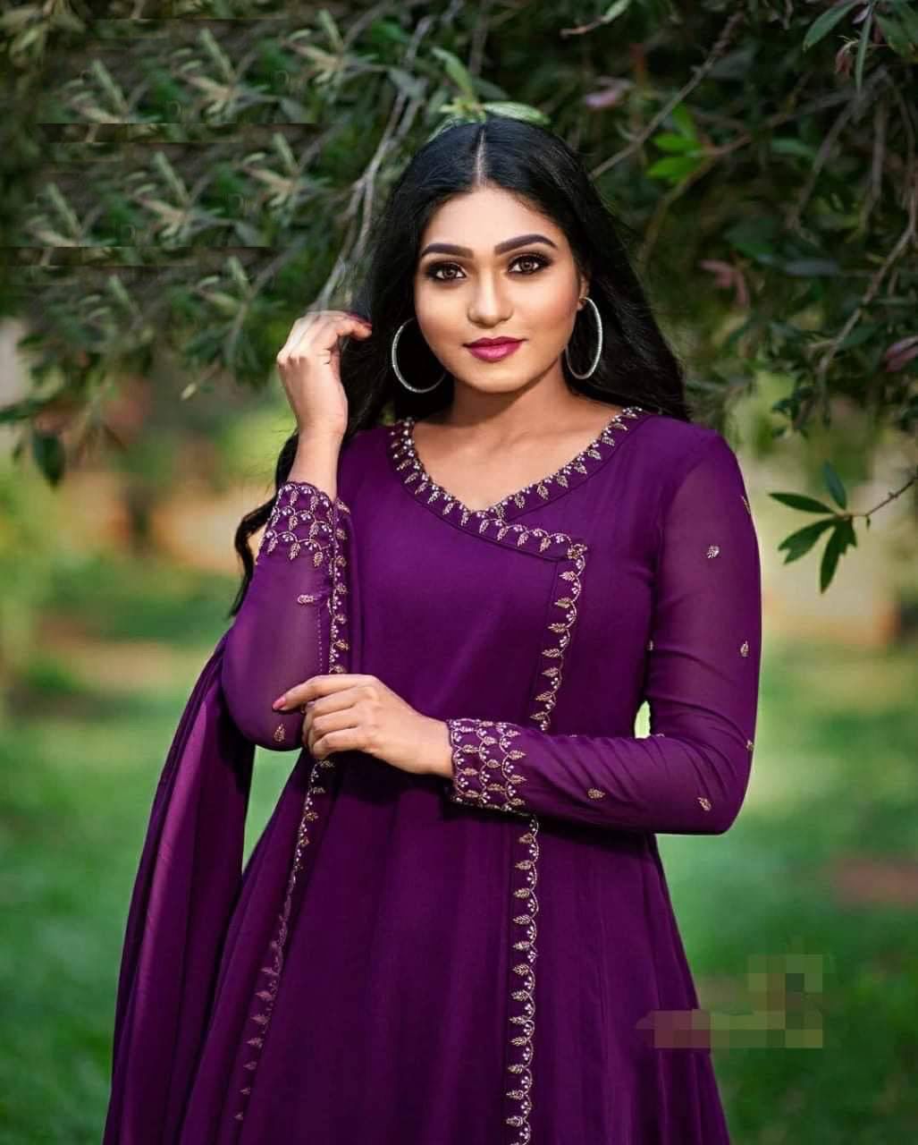 Solid Women Anarkali Kurta-SHK1092