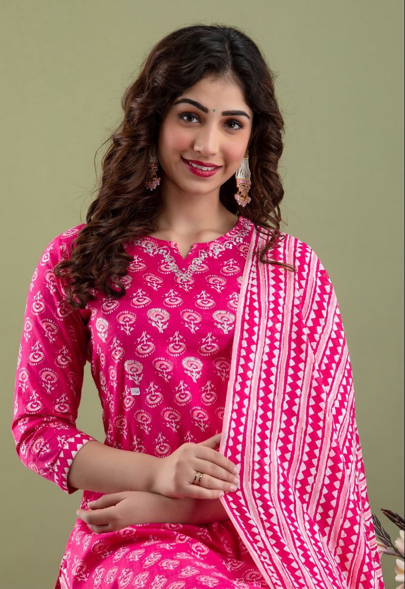 Beautiful Cotton Kurta Sets for Women-SHKS1108