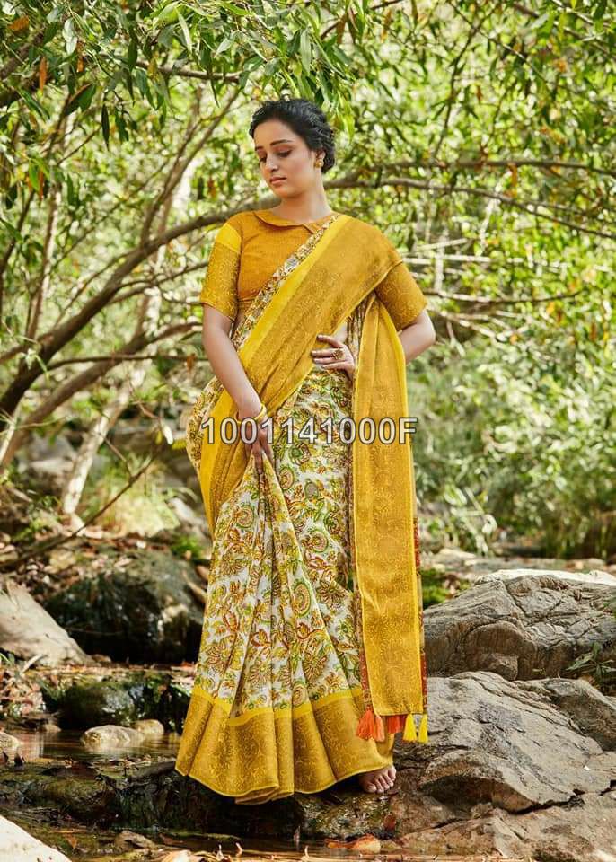 Exclusive Soft Linen Sarees -SH0627