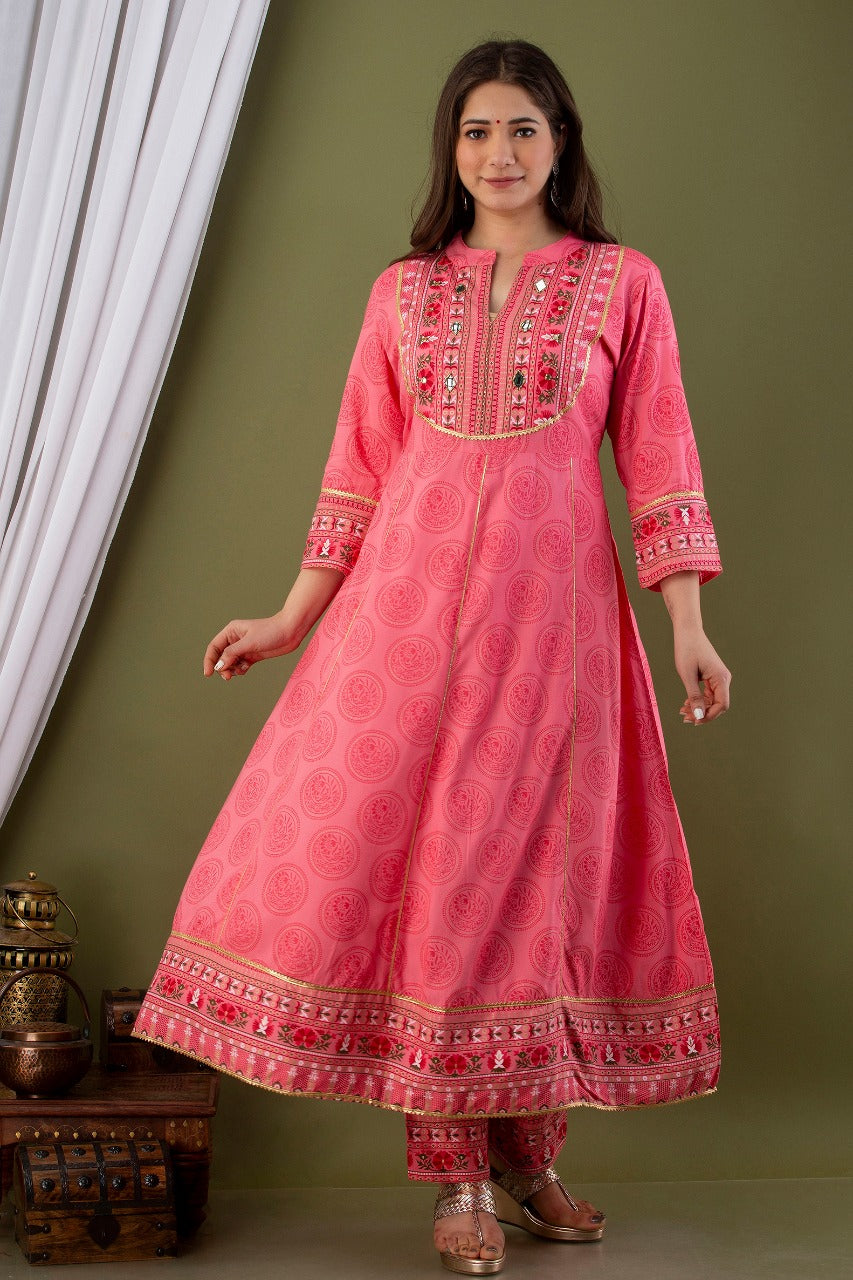 Stunning Rayon Kurta Sets for Women-SHKS1118