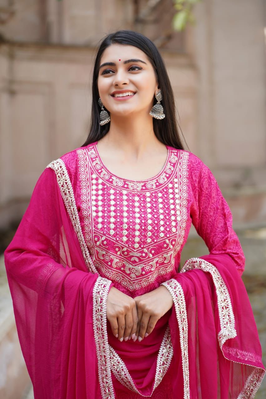 Amazing Rayon Kurta Sets for Women-SHKS1124