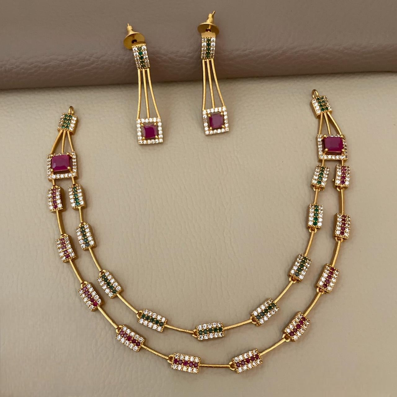 Classy Series Premium Quality Neck Set - SHJ1105