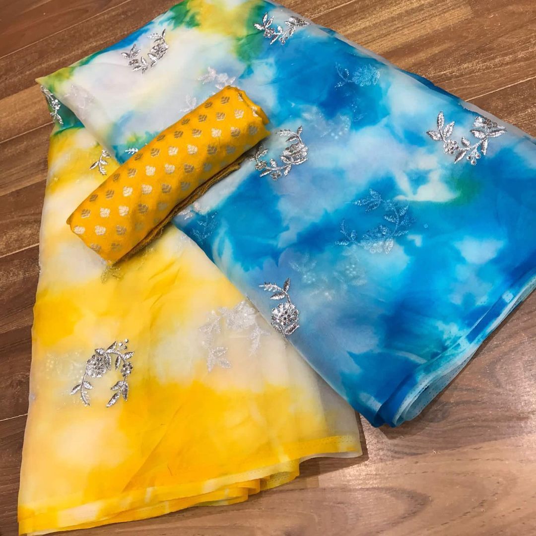 Organza Saree Collections-SH0597