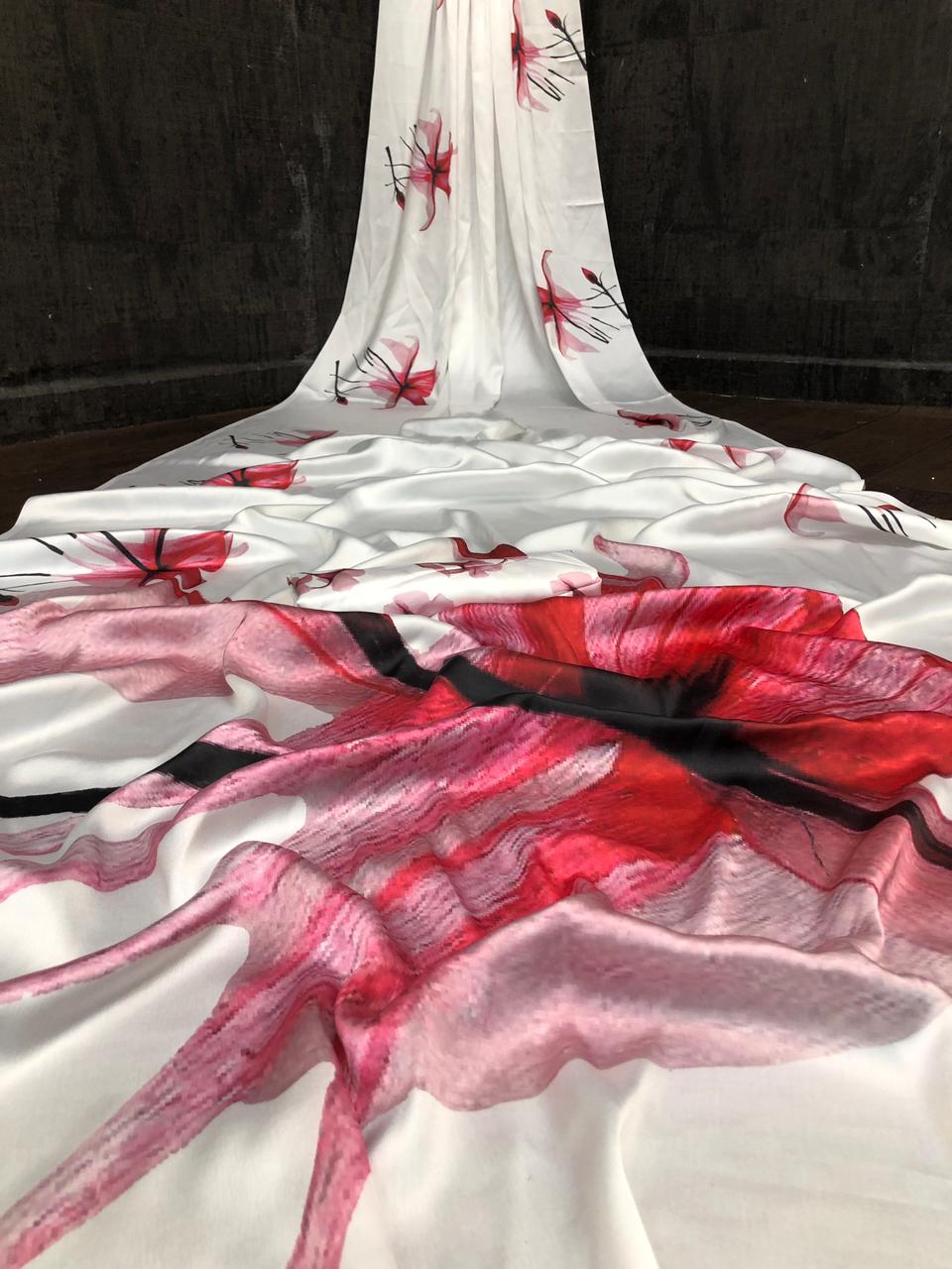 Beautiful Satin Saree Collections-SH0590