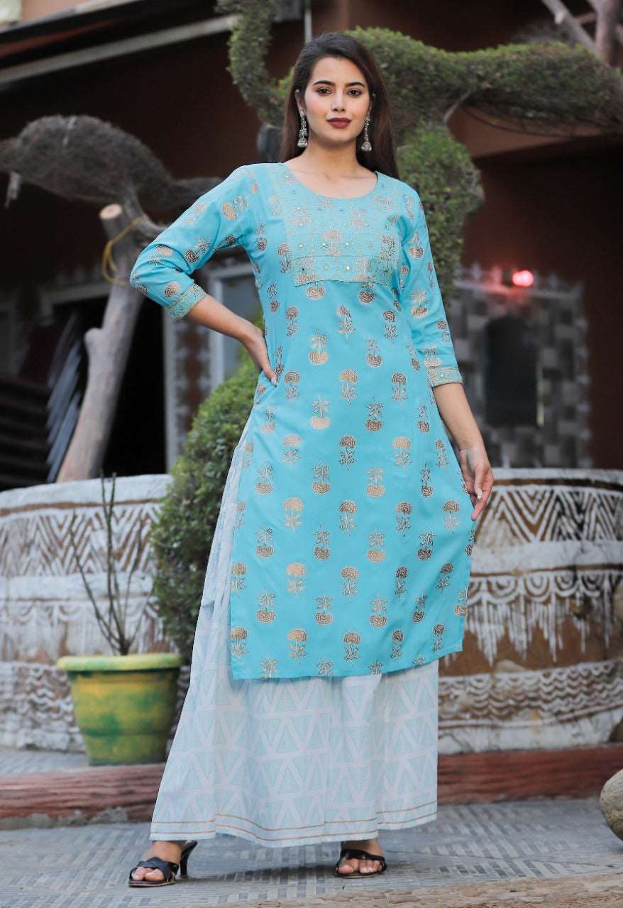 Cute Rayon Kurta Sets for Women-SHKS1116